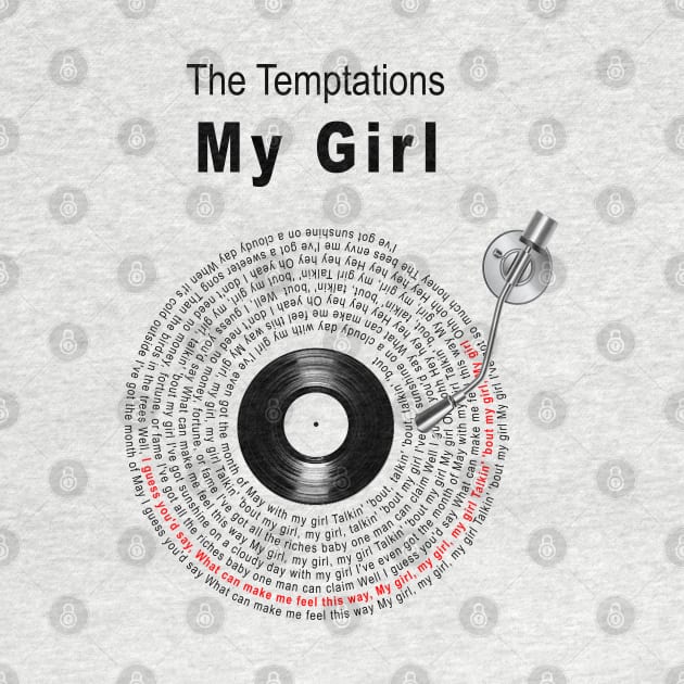 MY GIRL LYRICS ILLUSTRATIONS by Vansa Design